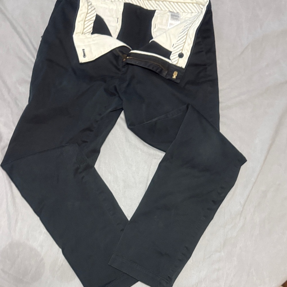 Banana Republic Charcoal Black Trousers